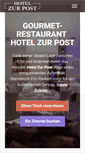 Mobile Screenshot of hotelzurpost.be