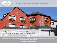Tablet Screenshot of hotelzurpost.de